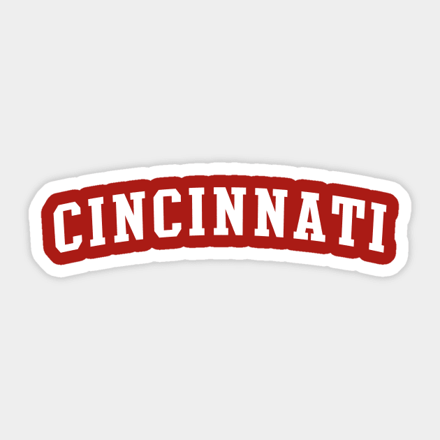 Cincinnati City Sticker by Novel_Designs